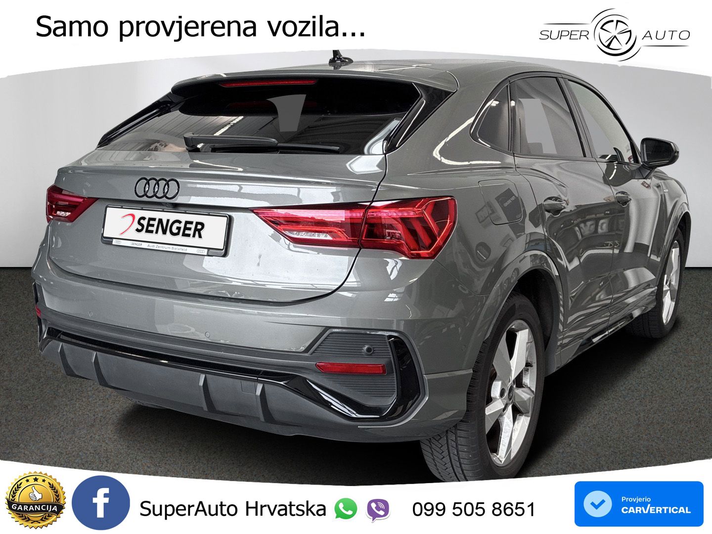 Audi Q3 II Sportback 35 TFSI (150 KS) S tronic S line MATRIX+GR SJED+KAM