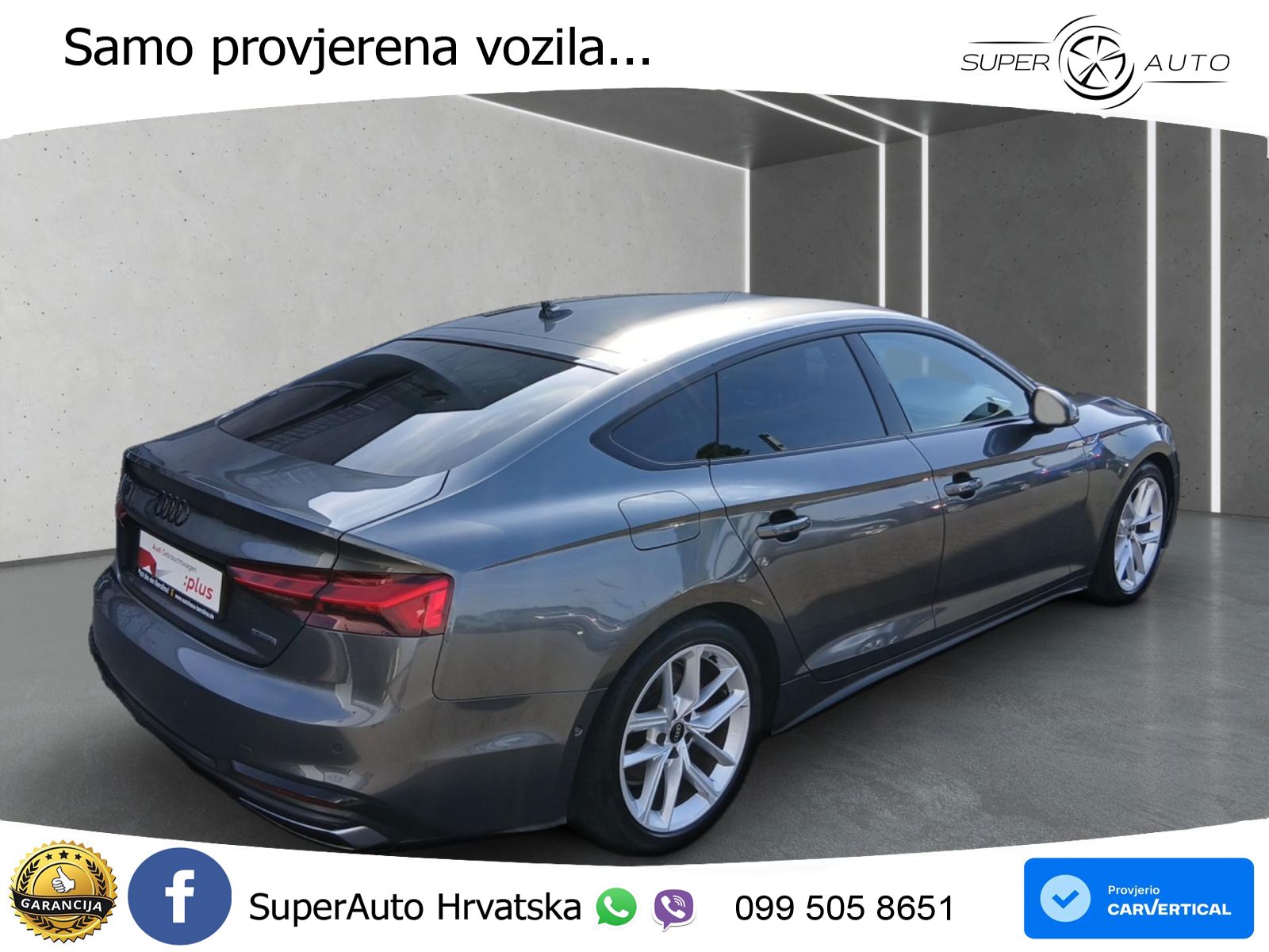 Audi A5 Sportback 40 TDI (204 KS) quattro S tronic S line MATRIX+GR SJED+KAM