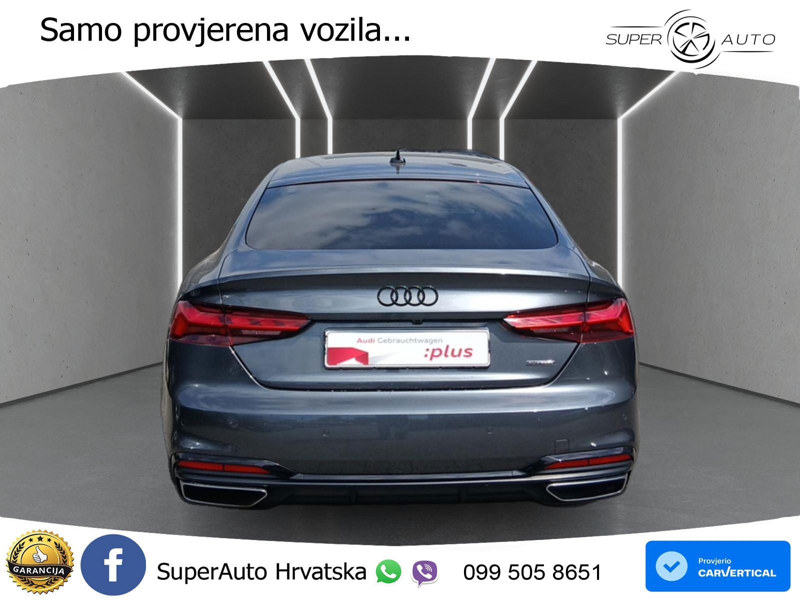 Audi A5 Sportback 40 TDI (204 KS) quattro S tronic S line MATRIX+GR SJED+KAM