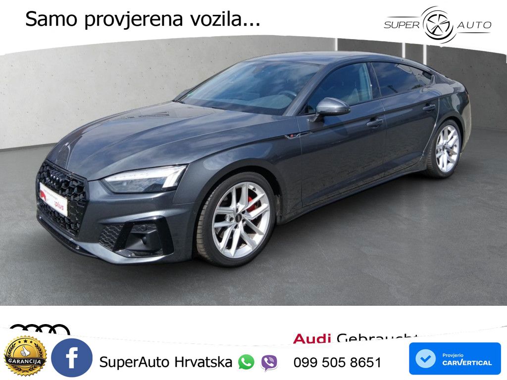 Audi A5 Sportback 40 TDI (204 KS) quattro S tronic S line MATRIX+GR SJED+KAM