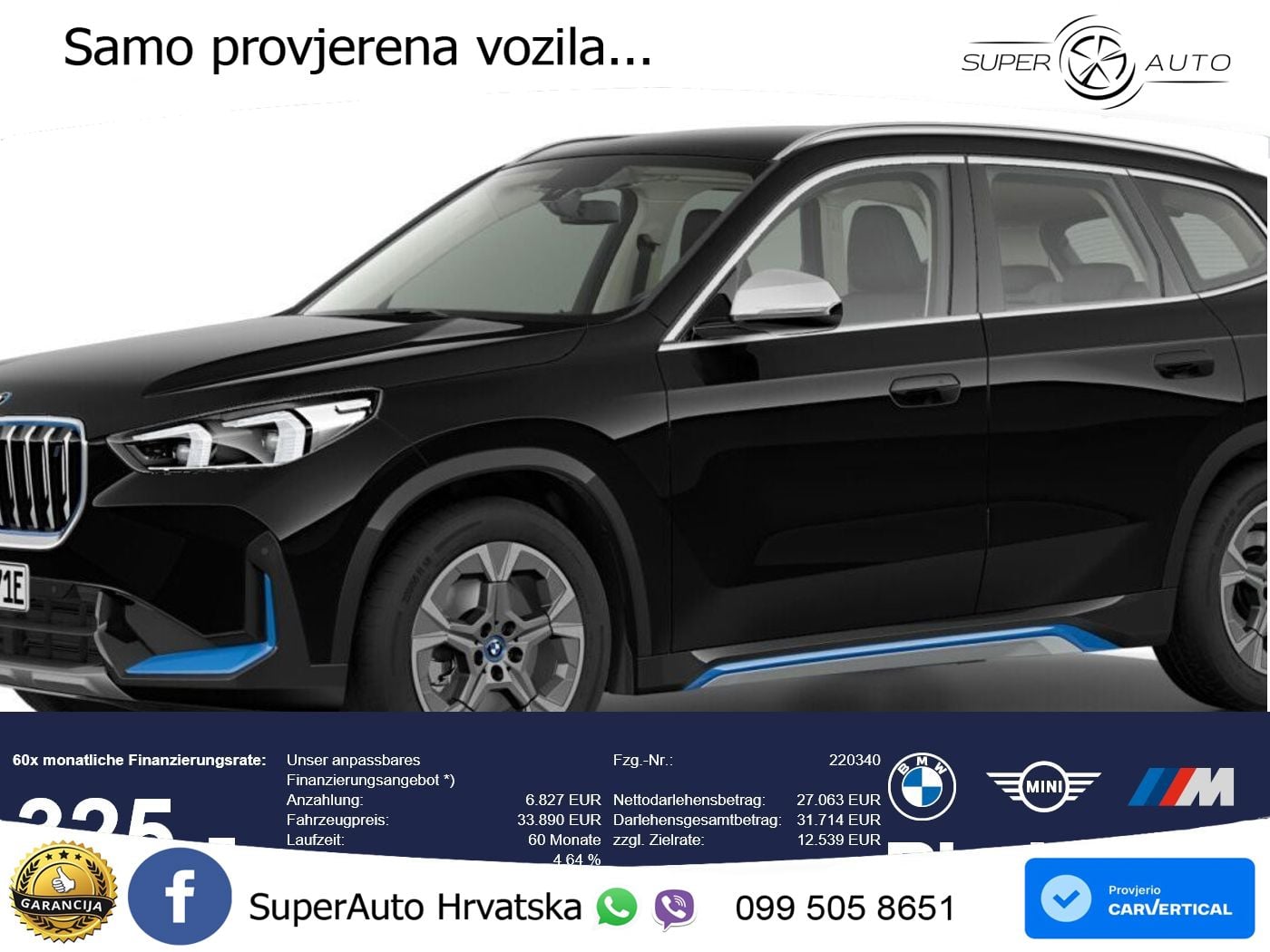 BMW iX1 68 kWh (313 KS) xDrive30 xLine