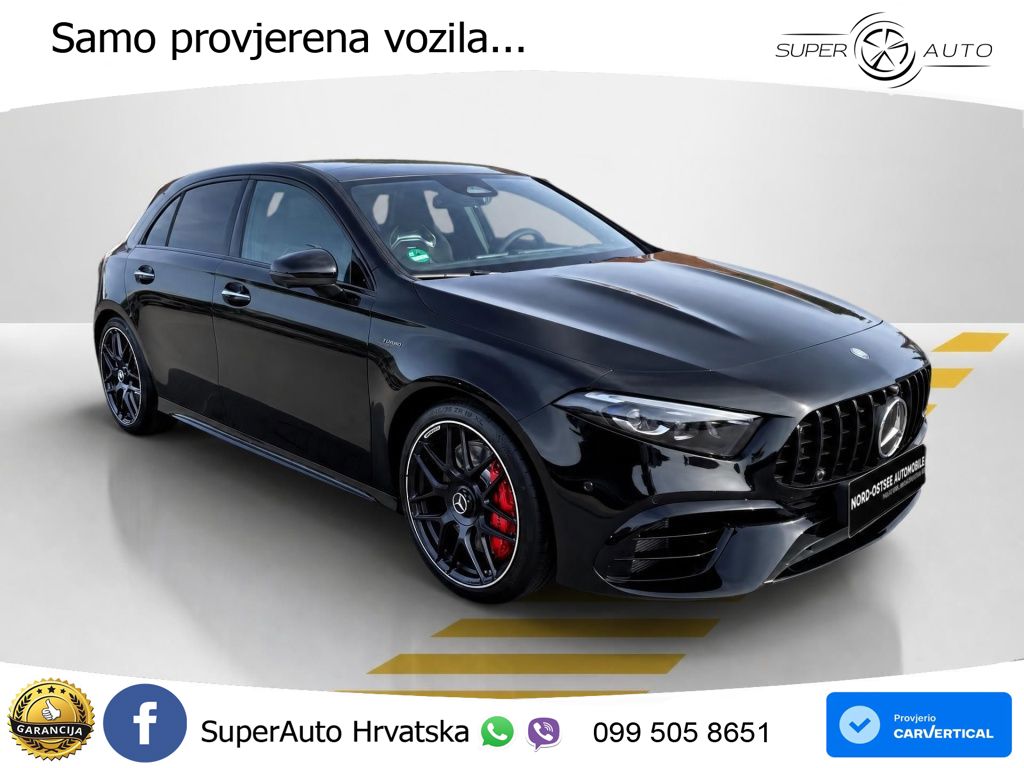 Mercedes-Benz AMG A 45 S 4MATIC+ AMG SPEEDSHIFT DCT 8G ACC+HEAD+GR SJED+360+PANO