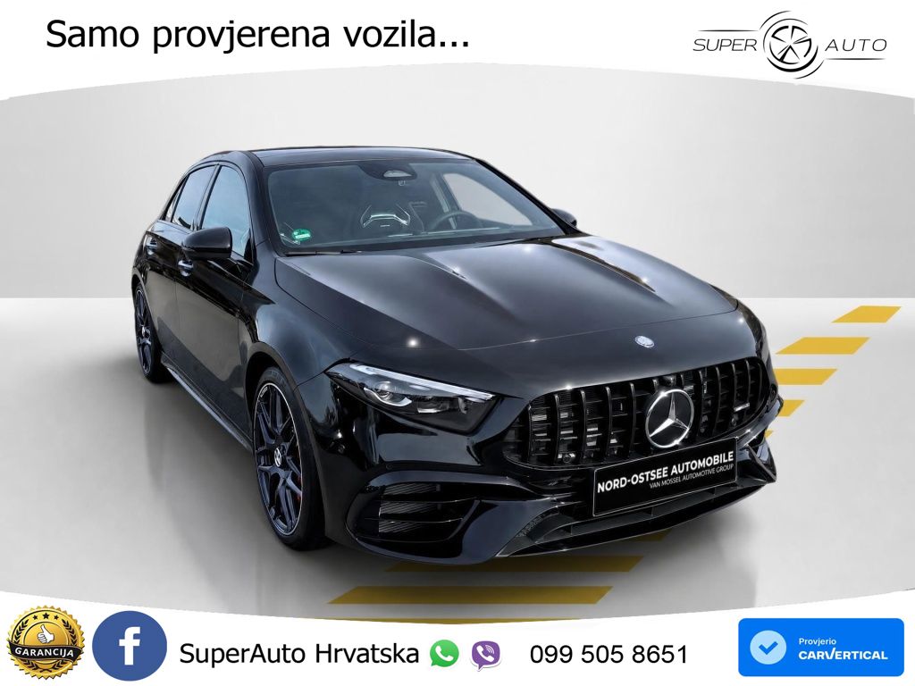 Mercedes-Benz AMG A 45 S 4MATIC+ AMG SPEEDSHIFT DCT 8G ACC+HEAD+GR SJED+360+PANO