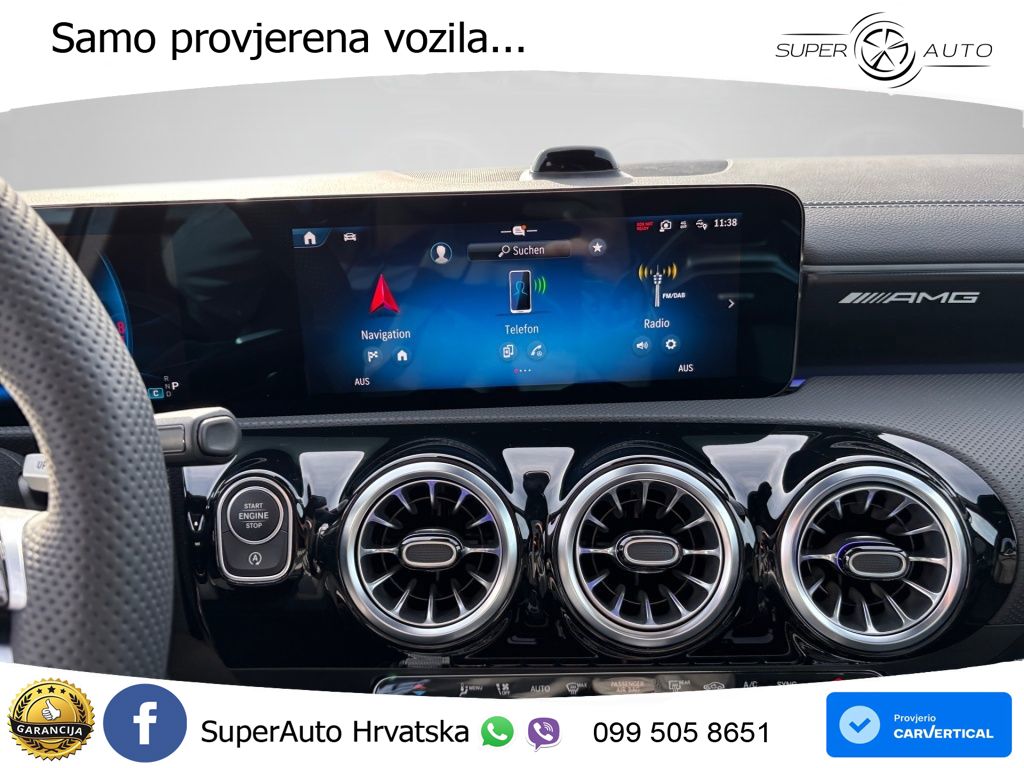 Mercedes-Benz AMG A 45 S 4MATIC+ AMG SPEEDSHIFT DCT 8G ACC+HEAD+GR SJED+360+PANO