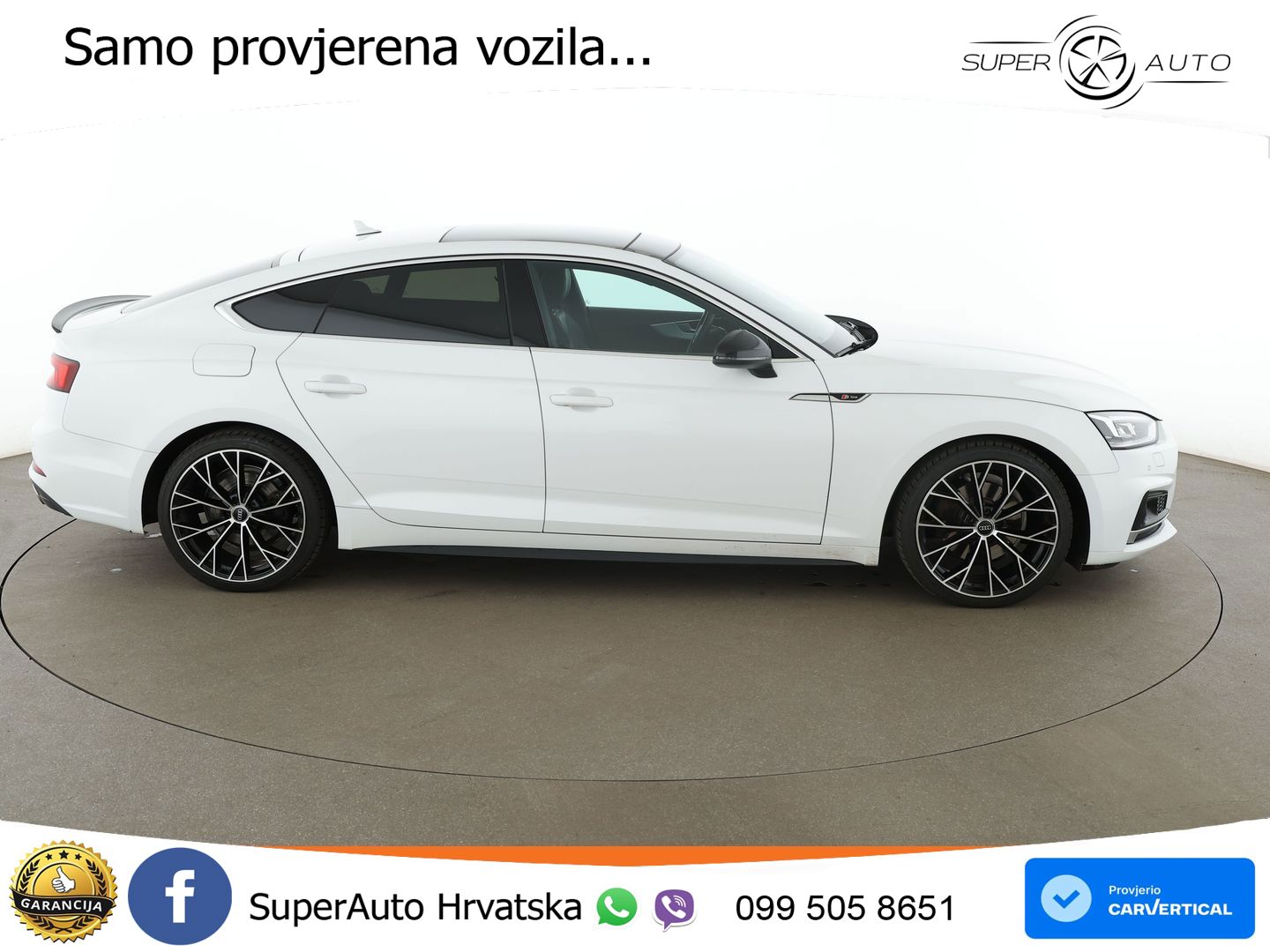 Audi A5 Sportback 40 TFSI (190 KS) S tronic LED+GR SJED+ACC