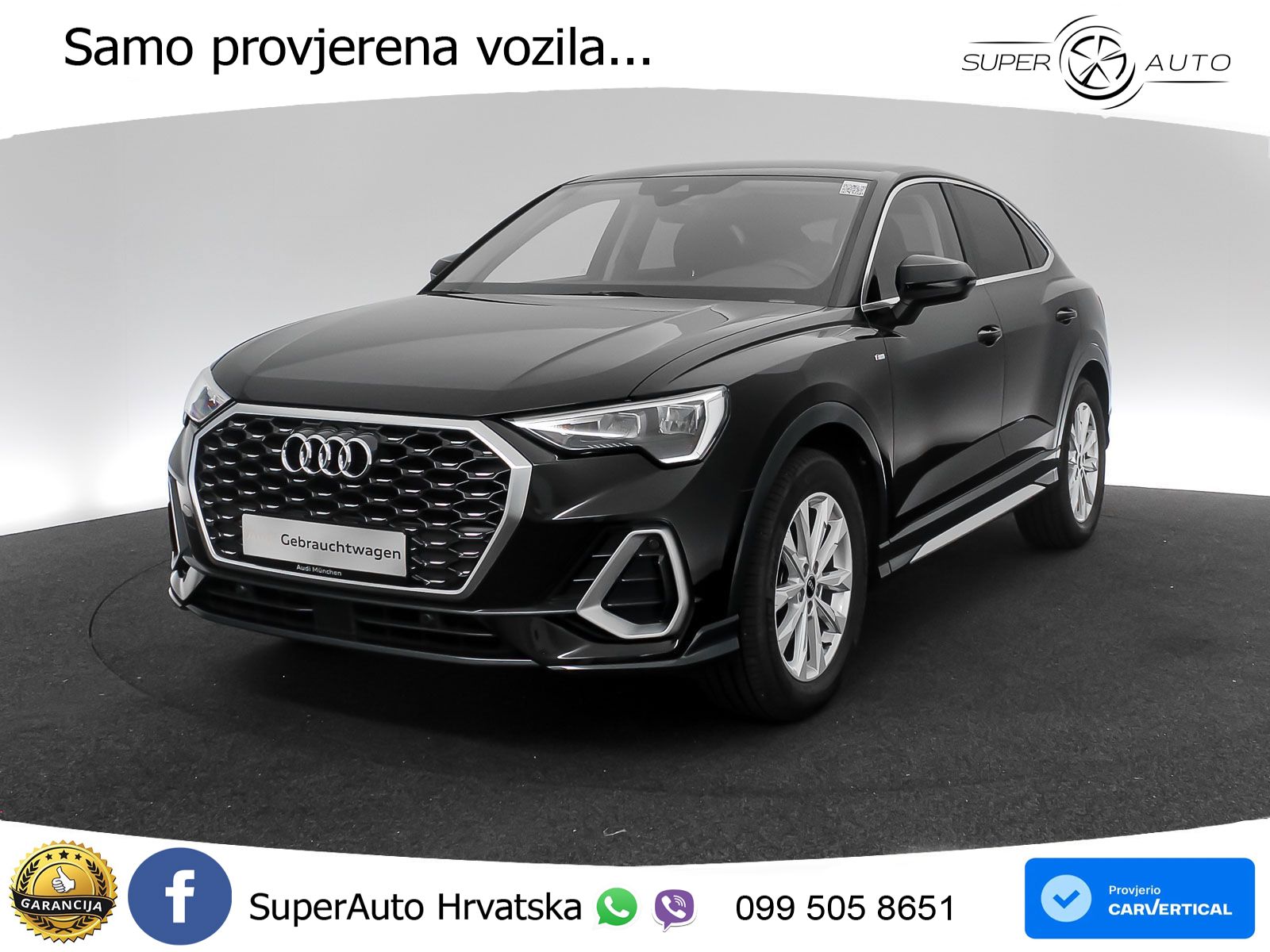 Audi Q3 II Sportback 35 TFSI (150 KS) S tronic S line LED+GR SJED+ACC