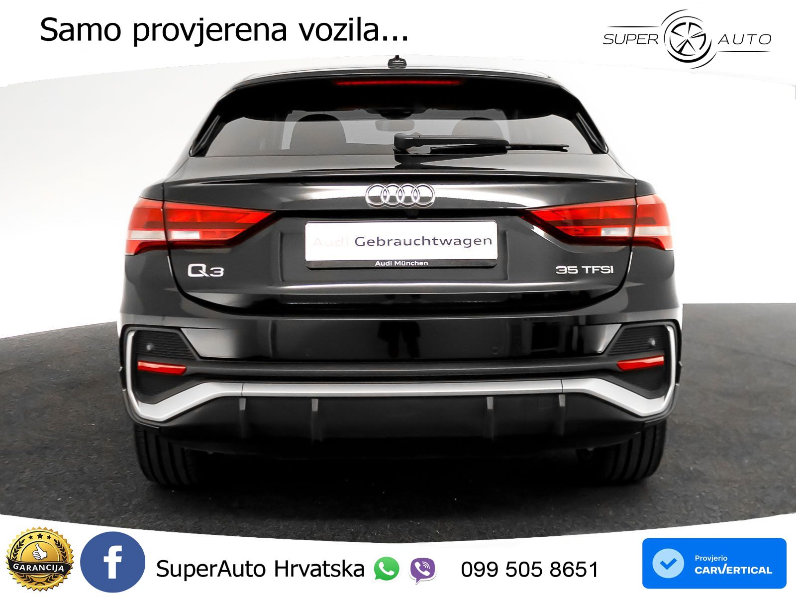 Audi Q3 II Sportback 35 TFSI (150 KS) S tronic S line LED+GR SJED+ACC