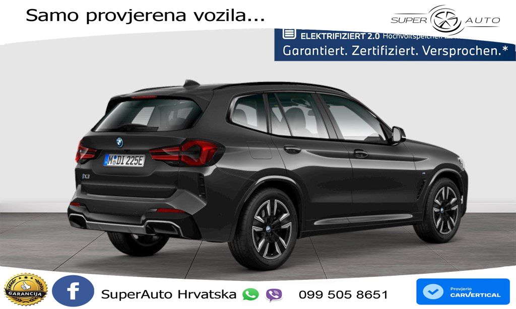 BMW iX3 80 kWh (286 KS) LED+GR SJED+ACC