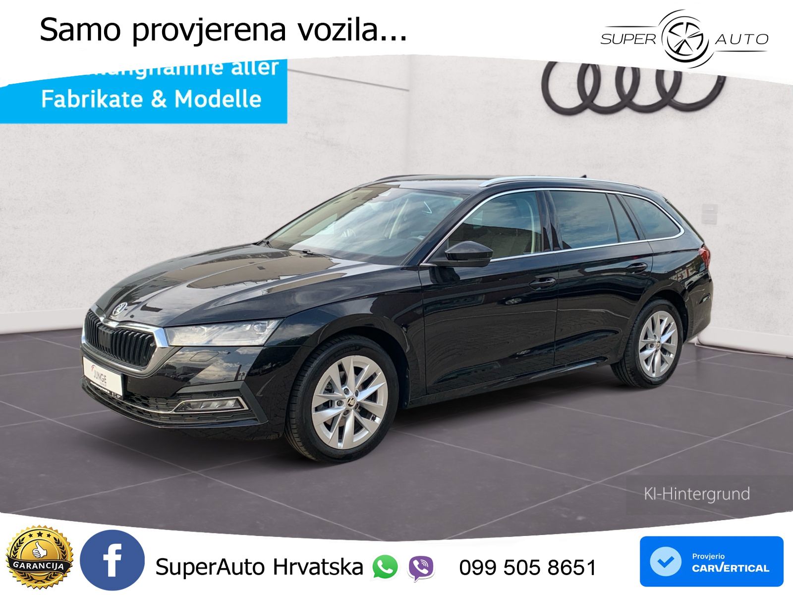 Škoda Octavia Combi 2.0 TDI (150 KS) DSG LED+GR SJED+ACC