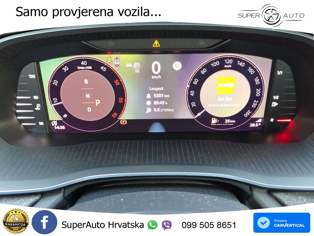 Škoda Octavia Combi 2.0 TDI (150 KS) DSG LED+GR SJED+ACC