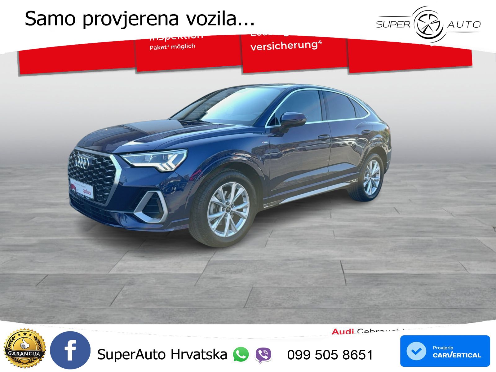 Audi Q3 Sportback 35 TFSI (150 KS) 2x S line LED+GR SJED+ACC