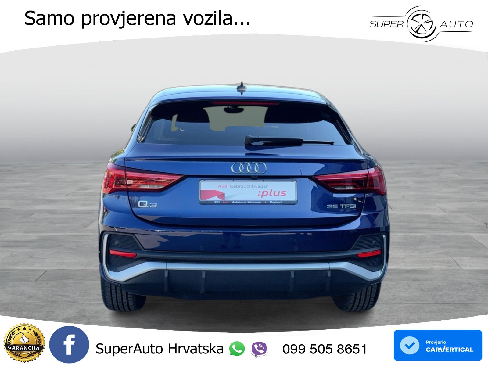 Audi Q3 Sportback 35 TFSI (150 KS) 2x S line LED+GR SJED+ACC