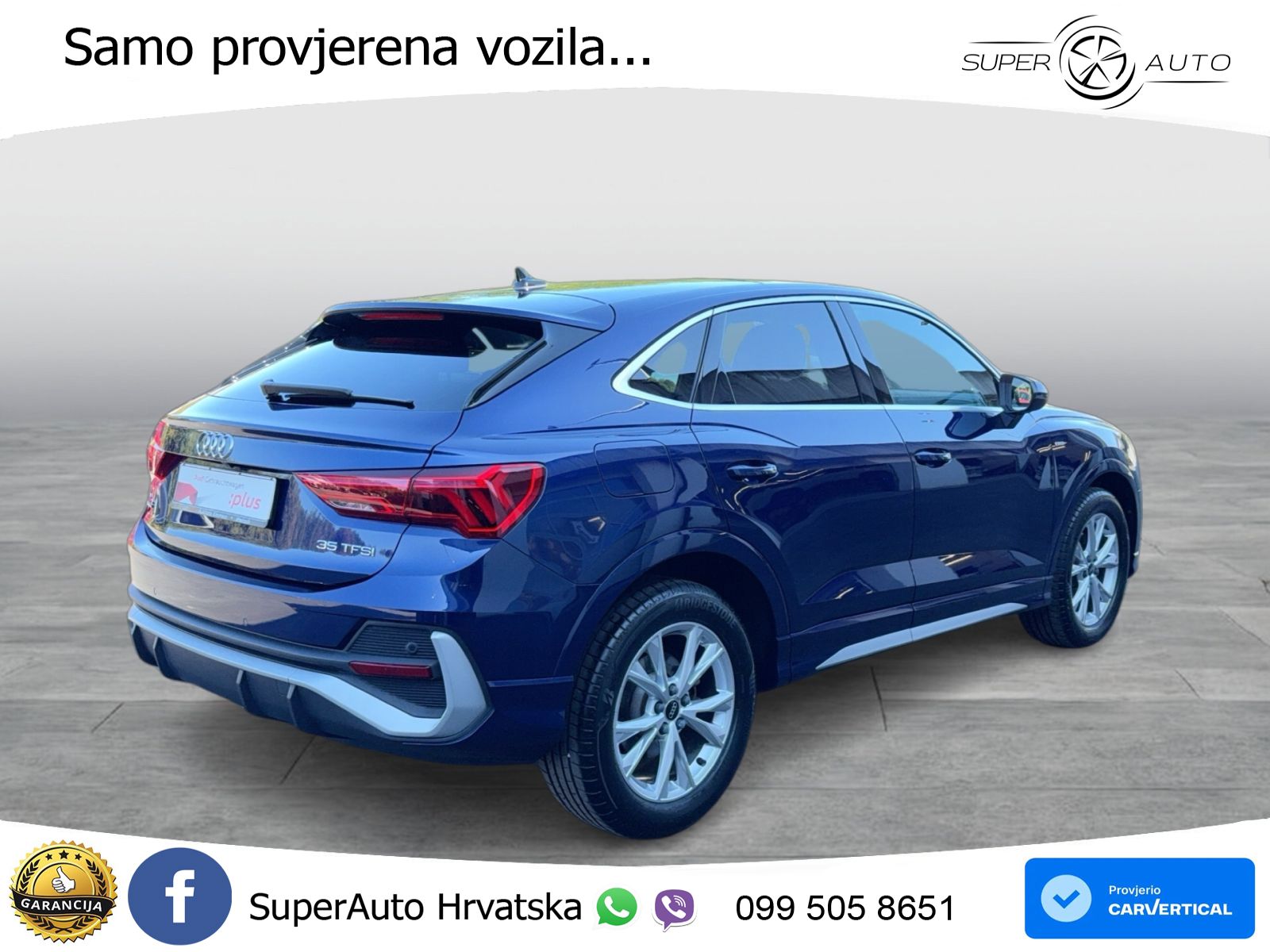 Audi Q3 Sportback 35 TFSI (150 KS) 2x S line LED+GR SJED+ACC