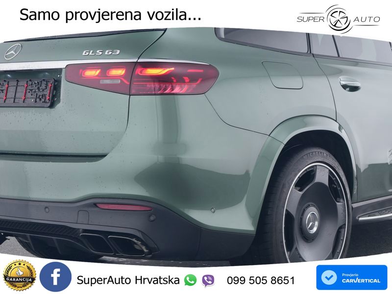 Mercedes-Benz GLS AMG GLS 63 V8 EQ Boost 4MATIC+ AMG SPEEDSHIFT TCT 9G ACC+HEAD+4xGR SJED+360+PANO