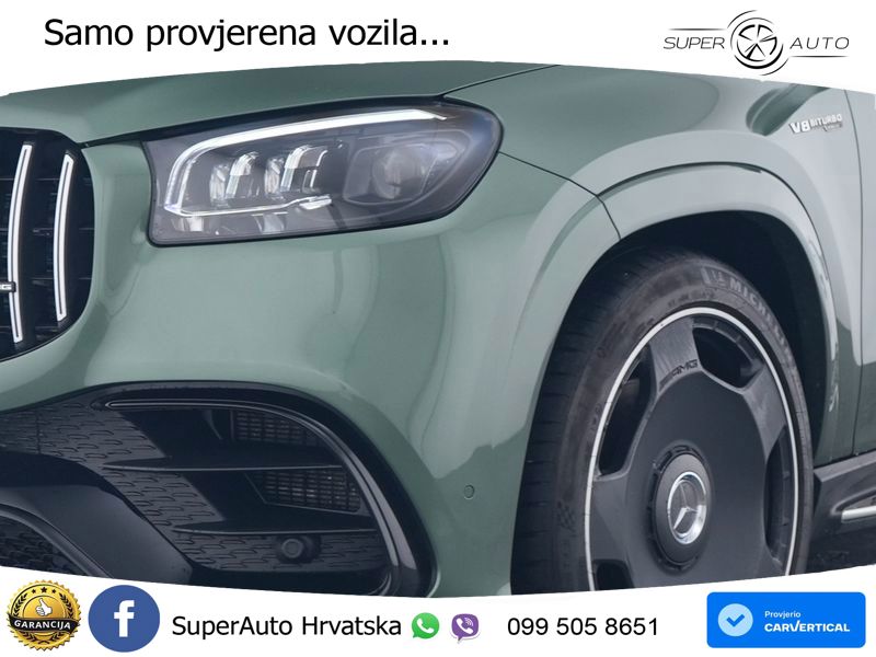 Mercedes-Benz GLS AMG GLS 63 V8 EQ Boost 4MATIC+ AMG SPEEDSHIFT TCT 9G ACC+HEAD+4xGR SJED+360+PANO