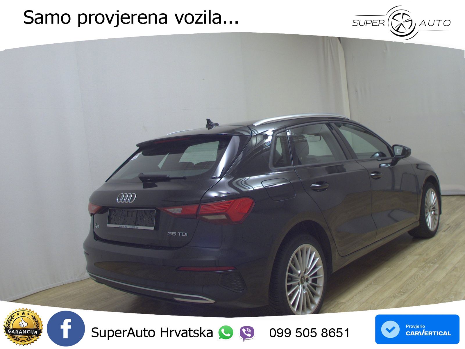 Audi A3 35 TDI (150 KS) S tronic LED+GR SJED+ACC