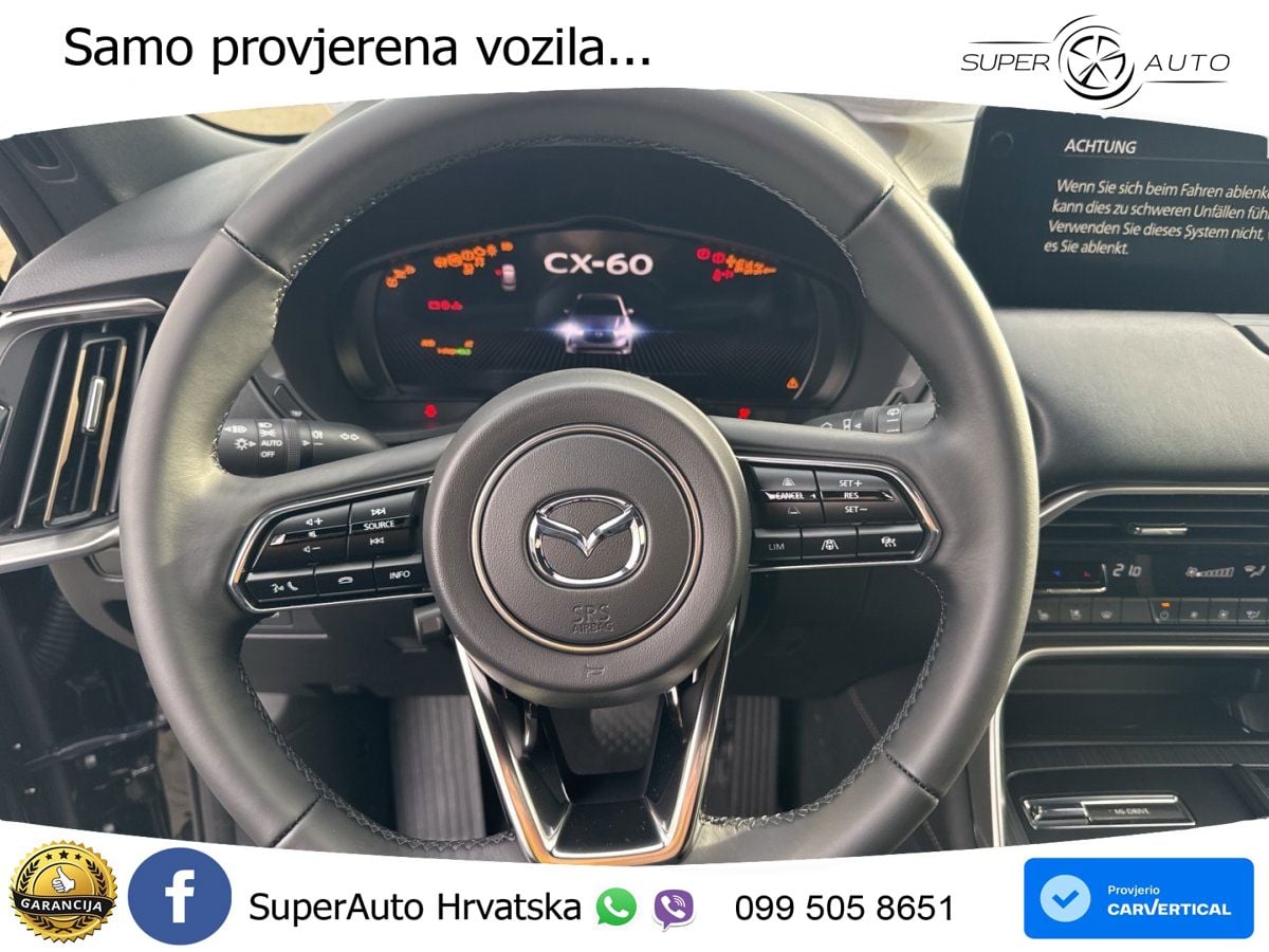 Mazda CX-60 3.3 e-Skyactiv D (254 KS) AWD Automatic MATRIX+GR SJED+KAM