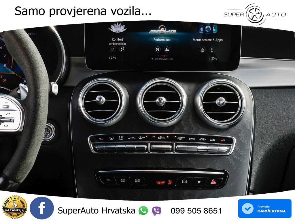 Mercedes AMG GLC 63 S V8 (510 KS) 4MATIC+ MCT ACC+GR SJED+360+PANO