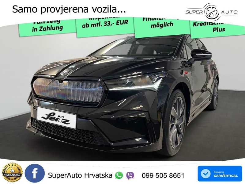 Škoda Enyaq iV 80x 82 kWh (265 KS) AWD SportLine LED+ACC
