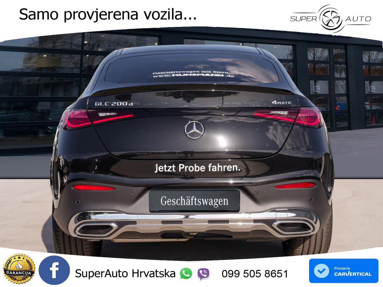 Mercedes GLC Coupe 200d (163 KS) 4MATIC 9G-TRONIC AMG ACC+GR SJED+360+PANO