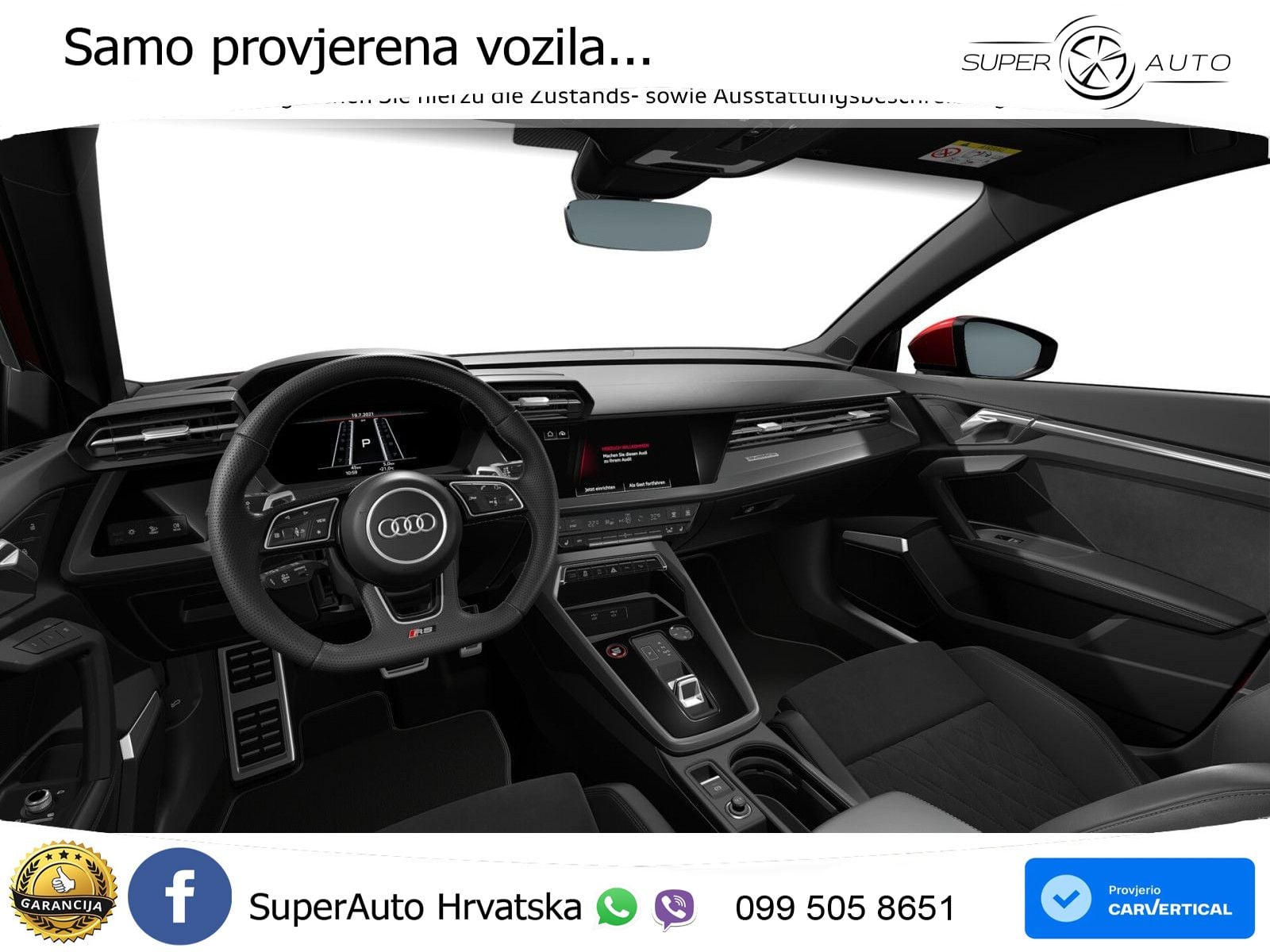 Audi RS3 Sedan 2.5 TFSI (400 KS) quattro S tronic LED+GR SJED+ACC
