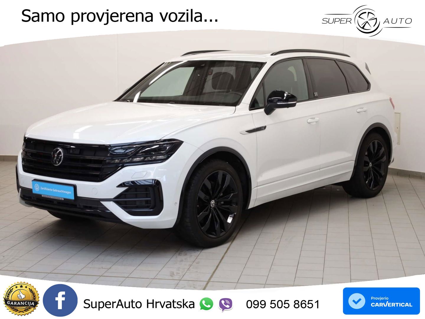 Volkswagen Touareg 3.0 V6 TDI (286 KS) 4MOTION Tiptronic ZRAČNI+ACC+GR SJED+KAM+PANO