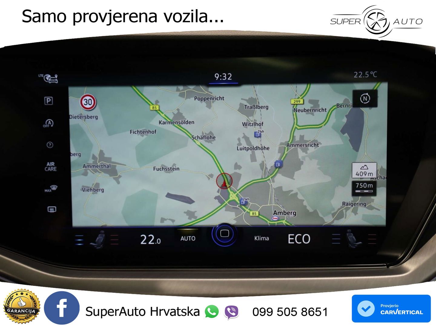 Volkswagen Touareg 3.0 V6 TDI (286 KS) 4MOTION Tiptronic ZRAČNI+ACC+GR SJED+KAM+PANO