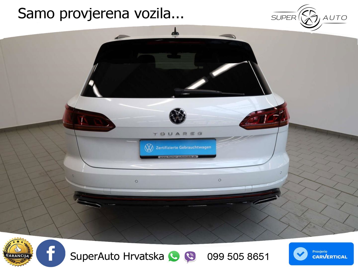 Volkswagen Touareg 3.0 V6 TDI (286 KS) 4MOTION Tiptronic ZRAČNI+ACC+GR SJED+KAM+PANO