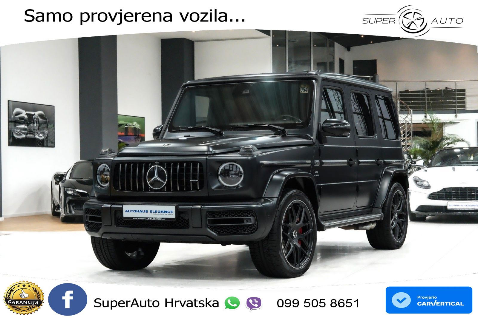 Mercedes AMG G 63 Long V8 (585 KS) 4MATIC 9G-TRONIC AMG SPEEDSHIFT TCT Superior LED+GR SJED+ACC