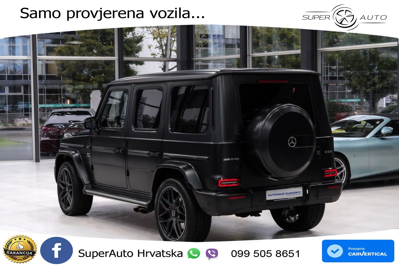 Mercedes AMG G 63 Long V8 (585 KS) 4MATIC 9G-TRONIC AMG SPEEDSHIFT TCT Superior LED+GR SJED+ACC