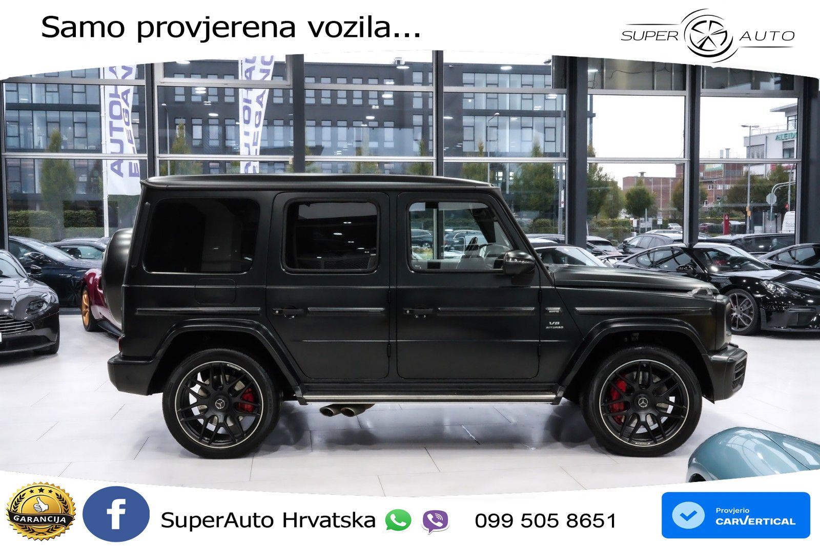 Mercedes AMG G 63 Long V8 (585 KS) 4MATIC 9G-TRONIC AMG SPEEDSHIFT TCT Superior LED+GR SJED+ACC