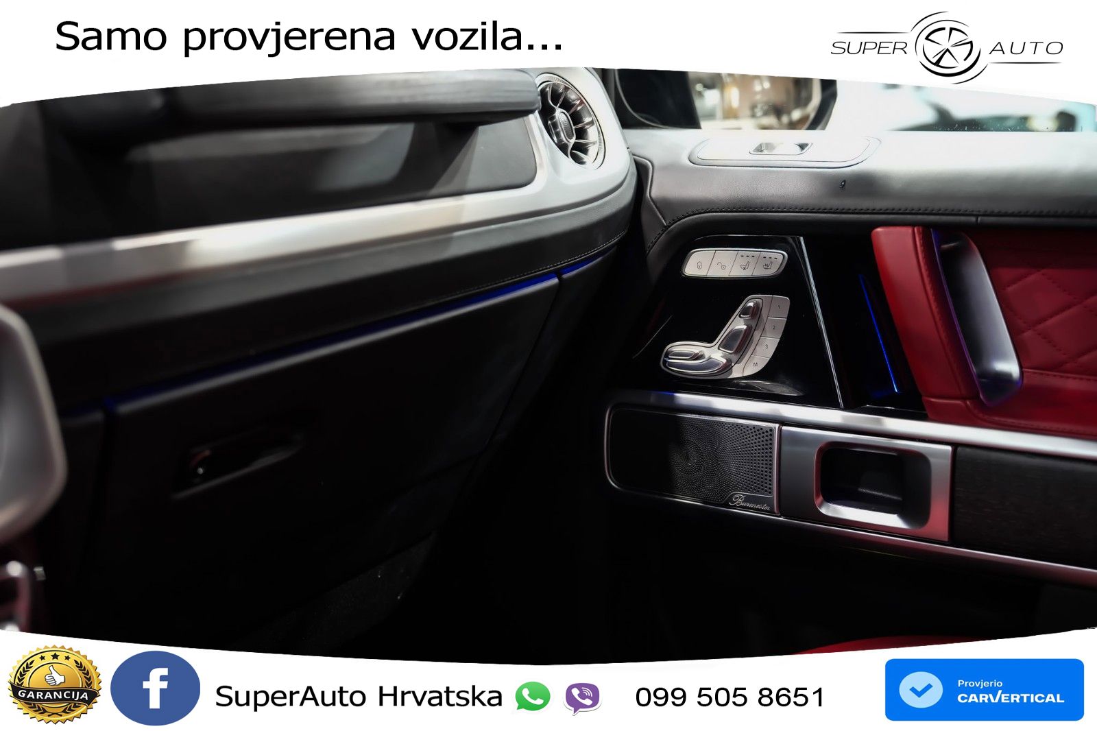 Mercedes AMG G 63 Long V8 (585 KS) 4MATIC 9G-TRONIC AMG SPEEDSHIFT TCT Superior LED+GR SJED+ACC