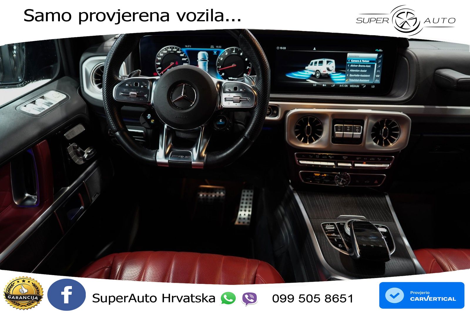 Mercedes AMG G 63 Long V8 (585 KS) 4MATIC 9G-TRONIC AMG SPEEDSHIFT TCT Superior LED+GR SJED+ACC