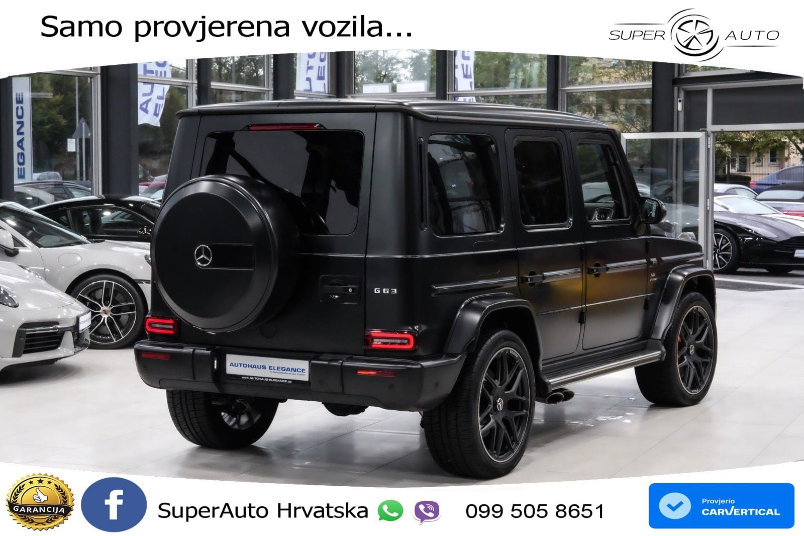 Mercedes AMG G 63 Long V8 (585 KS) 4MATIC 9G-TRONIC AMG SPEEDSHIFT TCT Superior LED+GR SJED+ACC