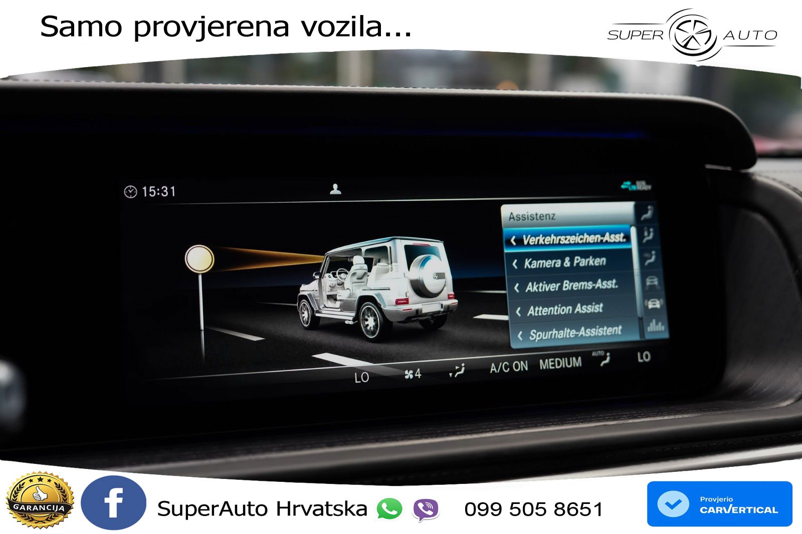 Mercedes AMG G 63 Long V8 (585 KS) 4MATIC 9G-TRONIC AMG SPEEDSHIFT TCT Superior LED+GR SJED+ACC