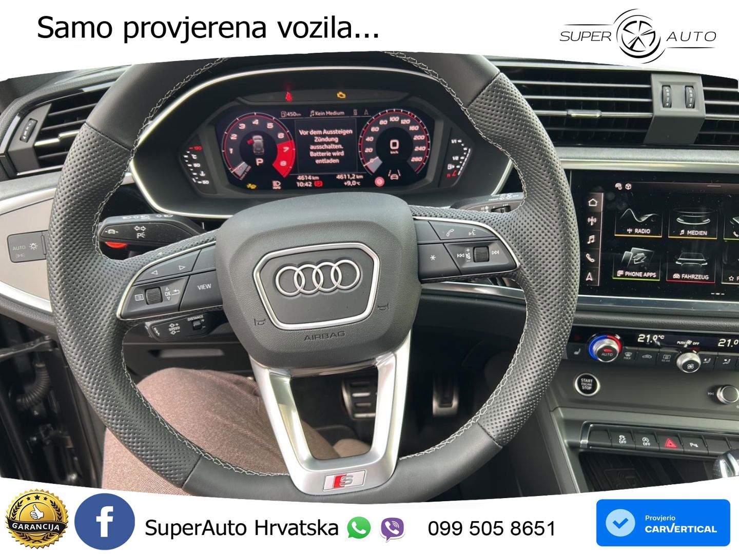 Audi Q3 45 TFSI (245 KS) quattro S tronic S line MATRIX+GR SJED+KAM