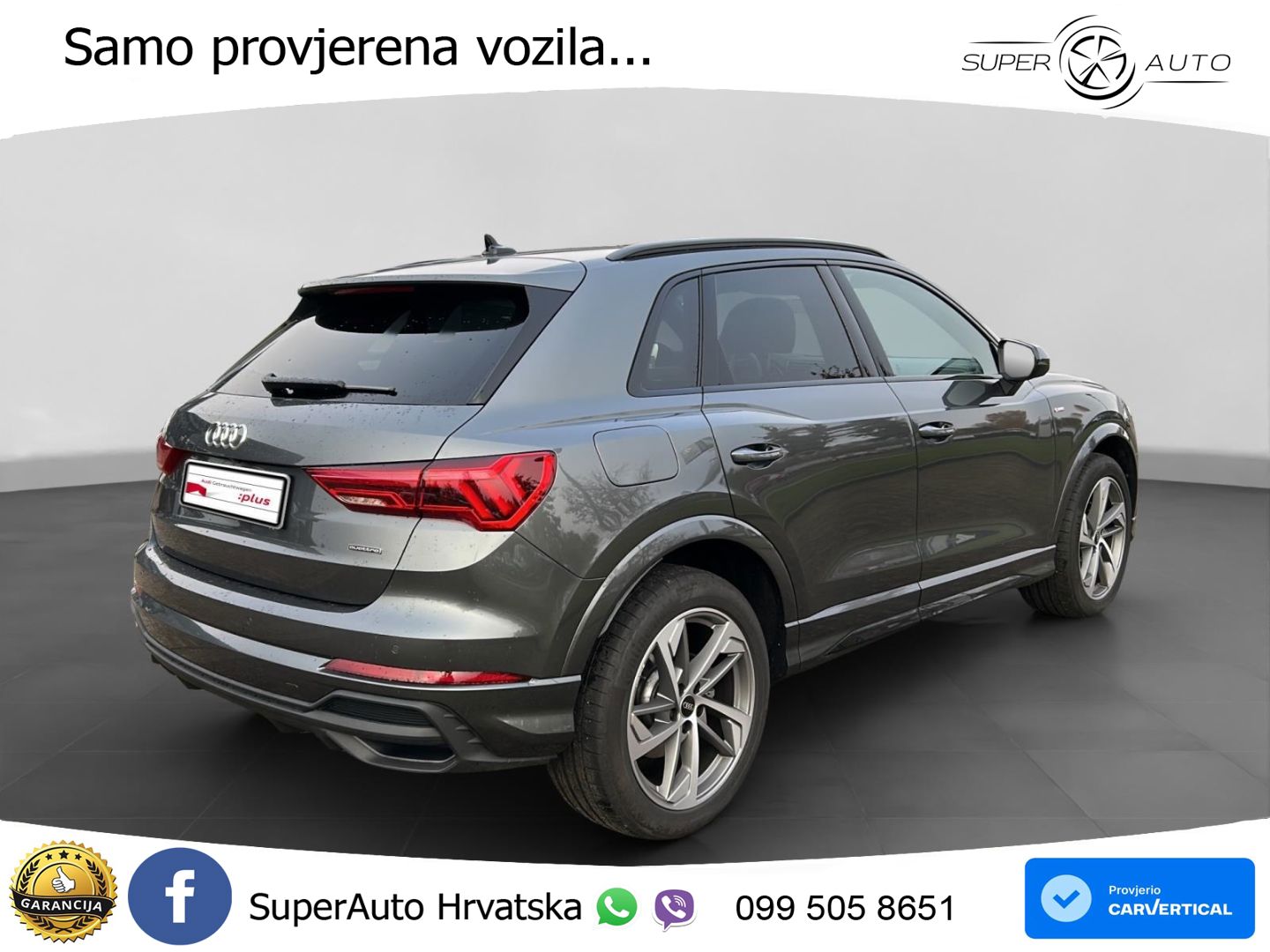Audi Q3 45 TFSI (245 KS) quattro S tronic S line MATRIX+GR SJED+KAM