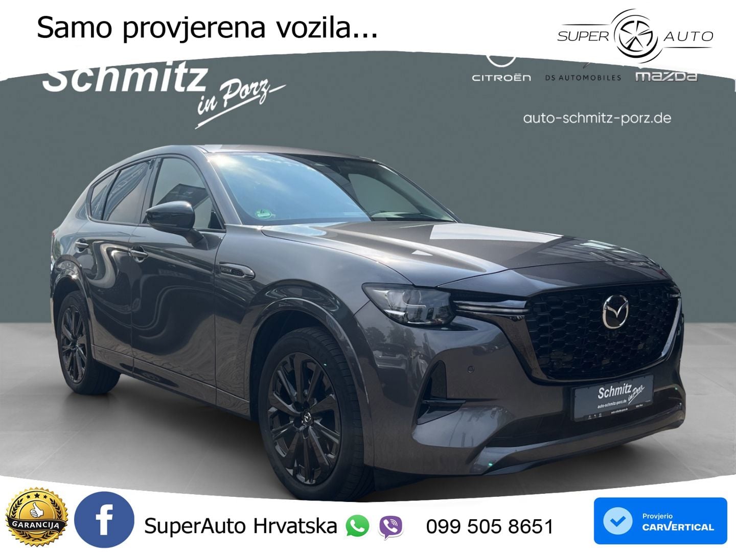 Mazda CX-60 3.3 e-Skyactiv D (254 KS) AWD Automatic MATRIX+GR SJED+KAM