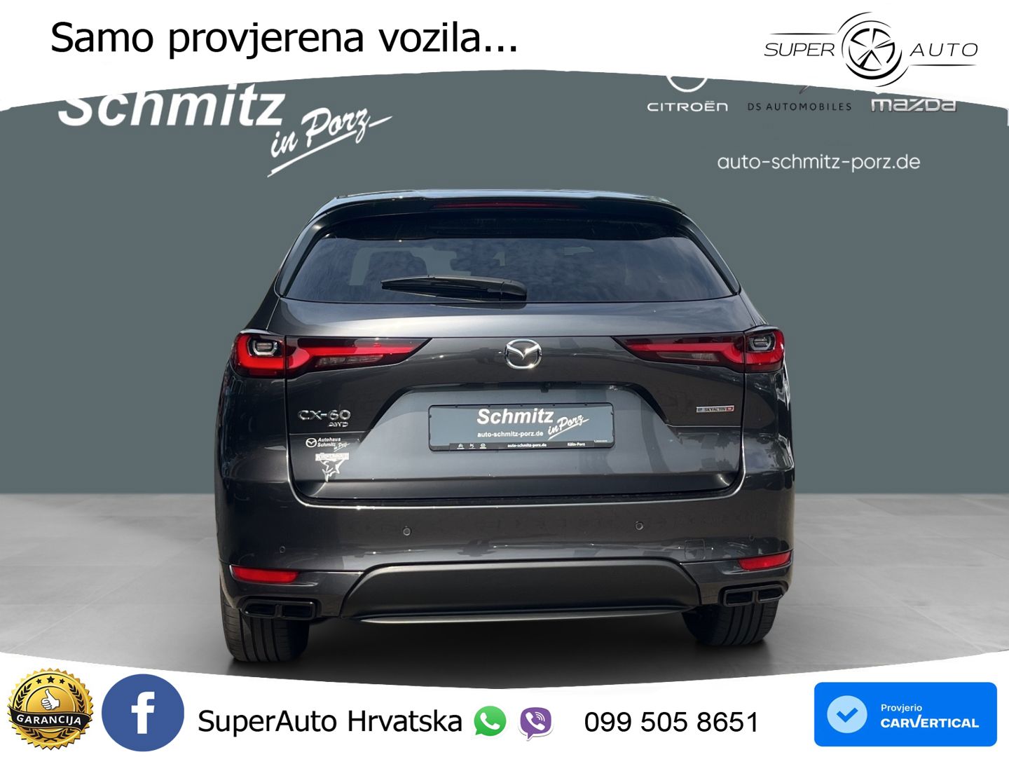 Mazda CX-60 3.3 e-Skyactiv D (254 KS) AWD Automatic MATRIX+GR SJED+KAM