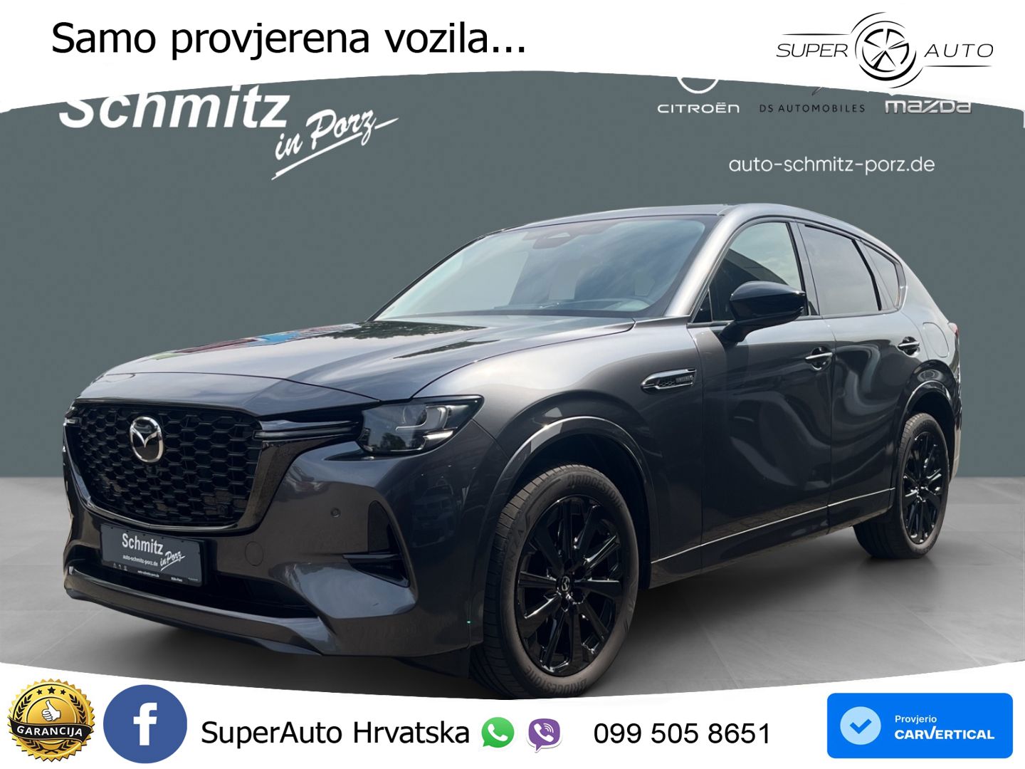 Mazda CX-60 3.3 e-Skyactiv D (254 KS) AWD Automatic MATRIX+GR SJED+KAM