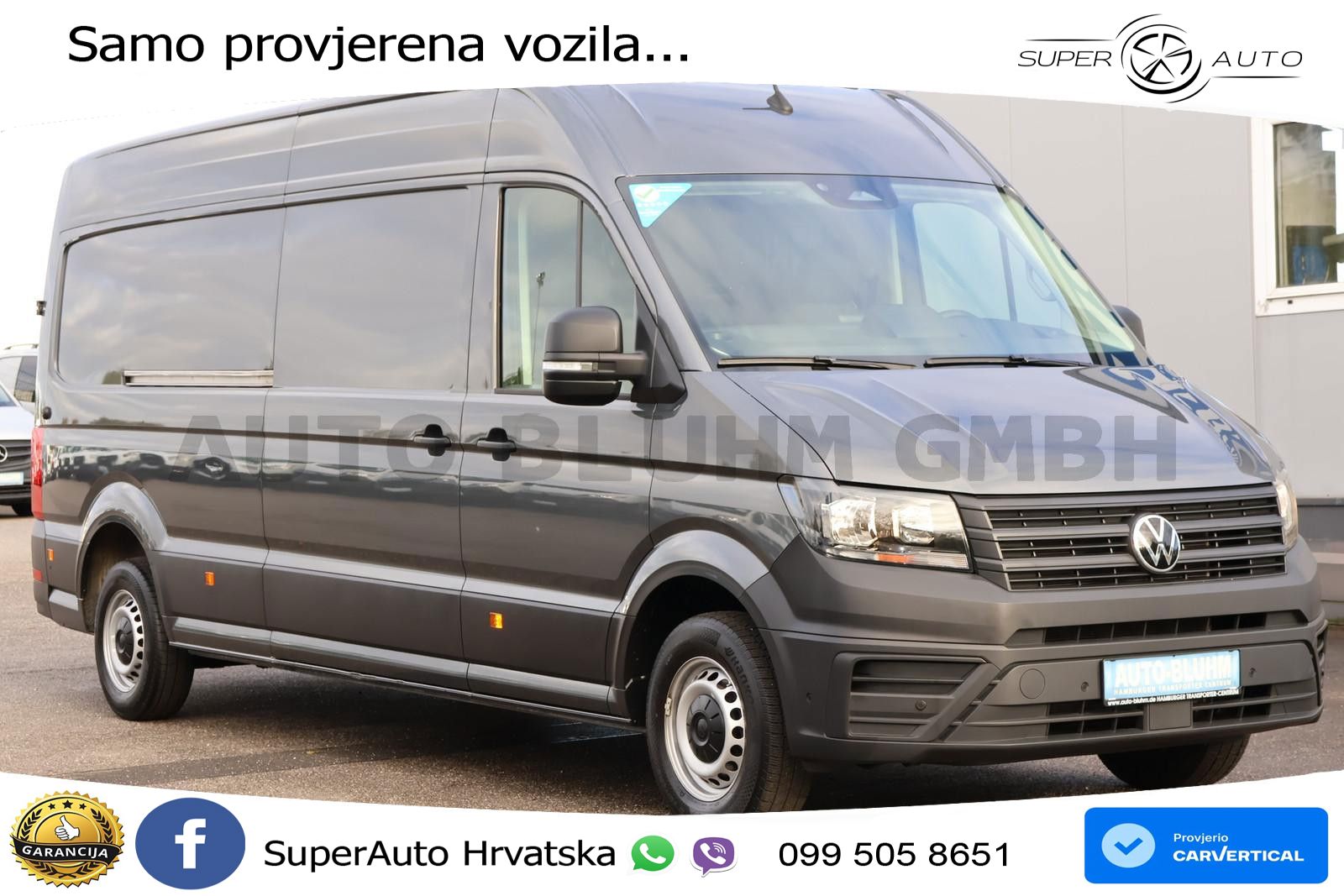 Volkswagen Crafter 35 TDI Kasten L4H3 Kamera AHK 3,0T Navi 177 KS