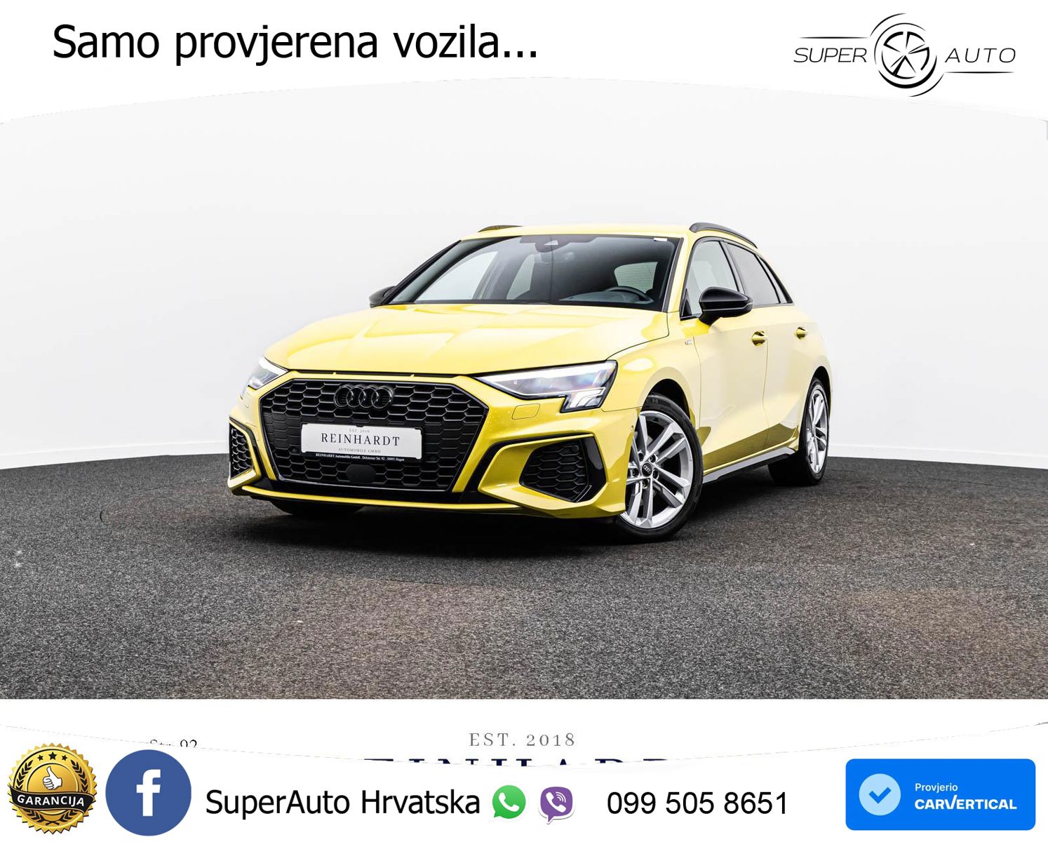 Audi A3 35 TDI (150 KS) S tronic 2x S line LED+GR SJED+ACC