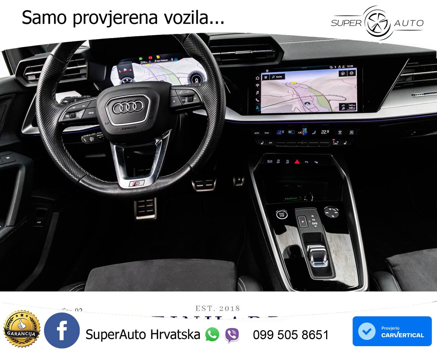 Audi A3 35 TDI (150 KS) S tronic 2x S line LED+GR SJED+ACC