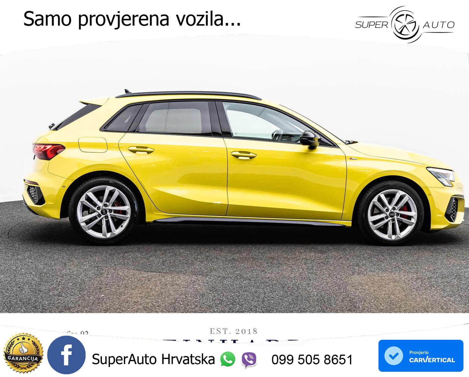 Audi A3 35 TDI (150 KS) S tronic 2x S line LED+GR SJED+ACC