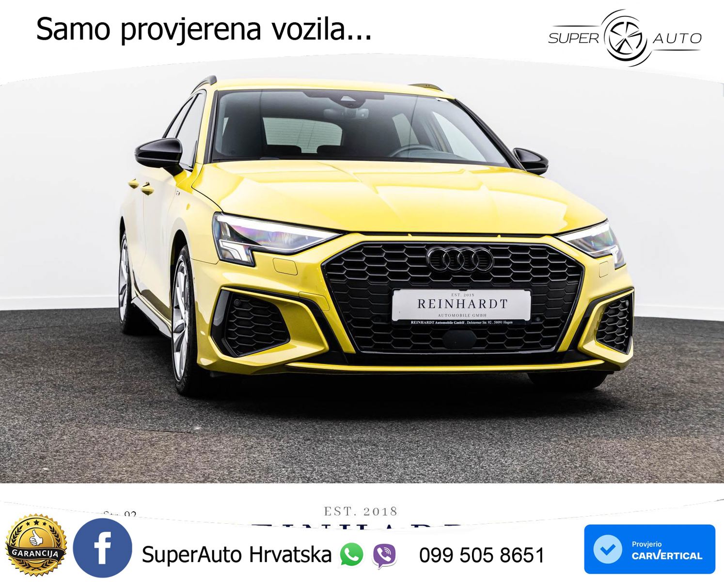 Audi A3 35 TDI (150 KS) S tronic 2x S line LED+GR SJED+ACC