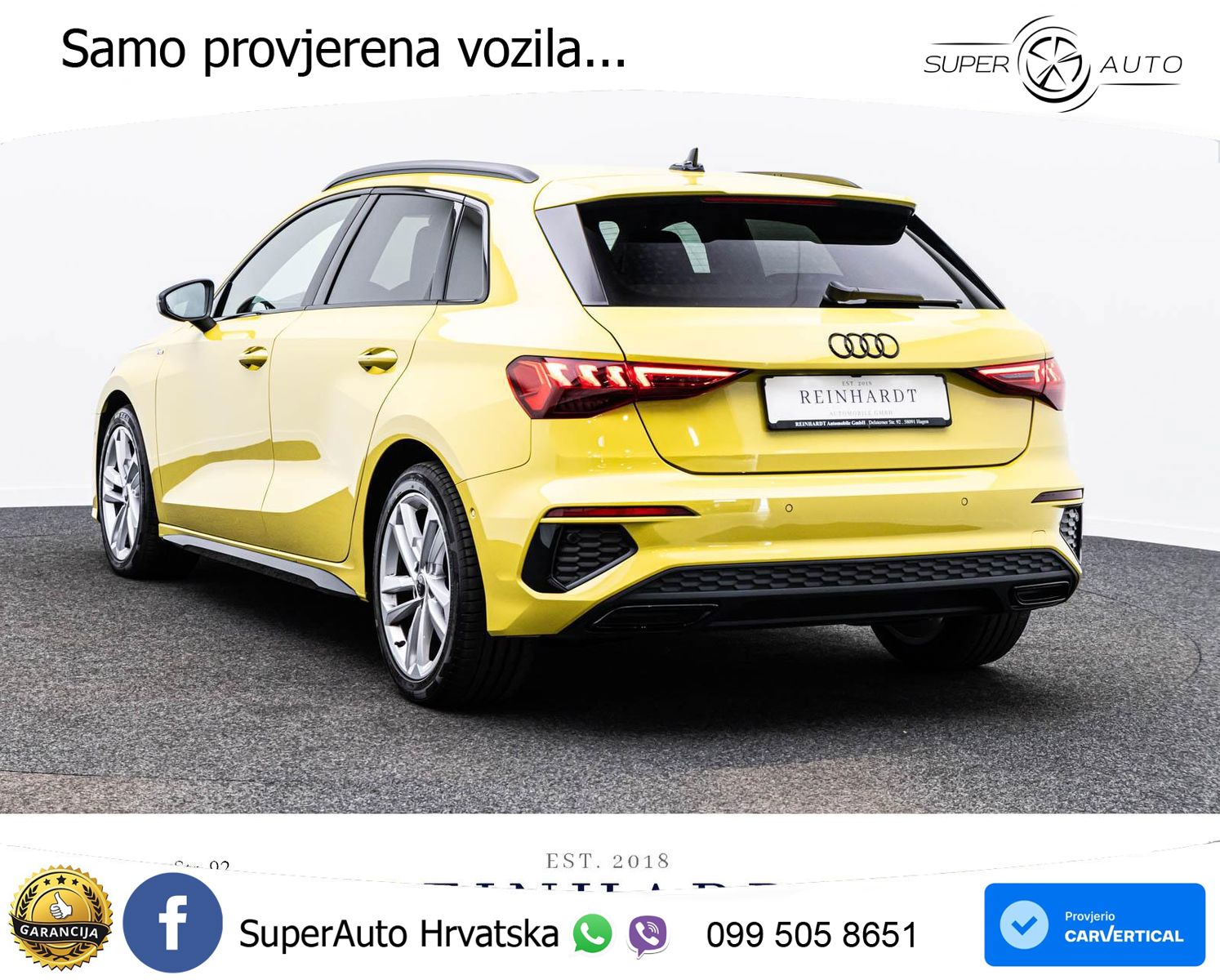Audi A3 35 TDI (150 KS) S tronic 2x S line LED+GR SJED+ACC