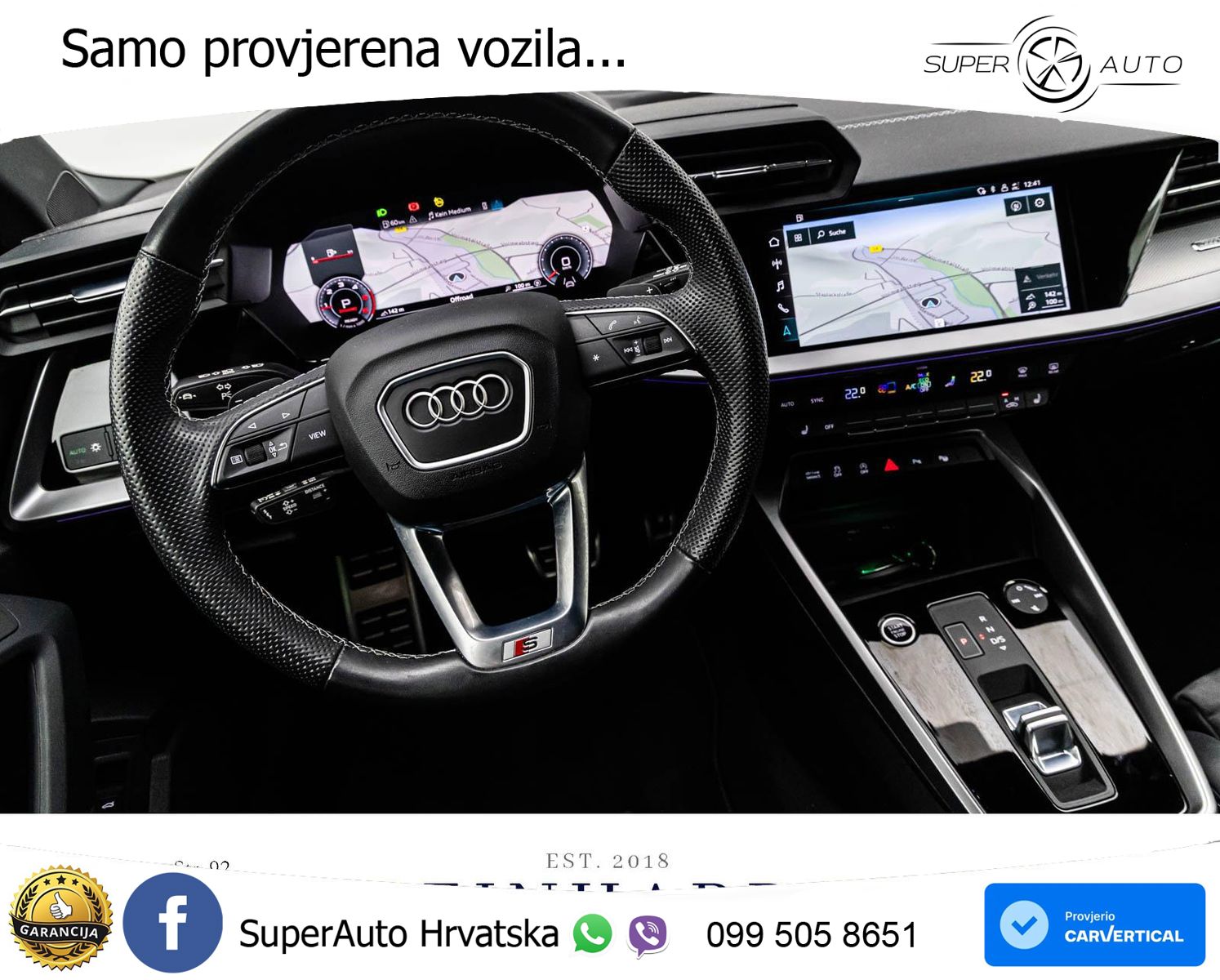 Audi A3 35 TDI (150 KS) S tronic 2x S line LED+GR SJED+ACC