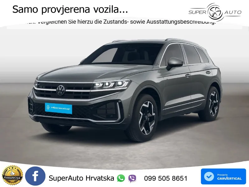 Volkswagen Touareg 3.0 V6 TDI (231 KS) 4MOTION Tiptronic R-Line ZRAČNI+ACC+4xGR SJED+KAM