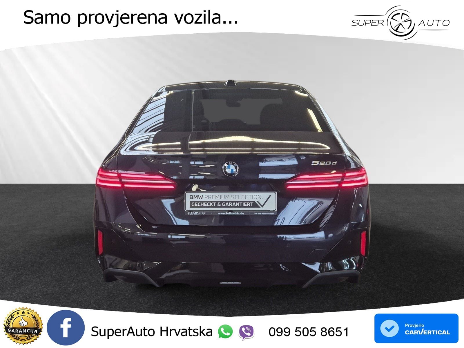 BMW 520d (197 KS) Steptronic M Sport LED+GR SJED+ACC