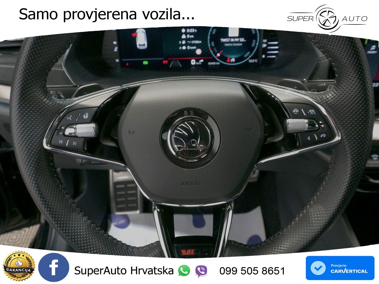 Škoda Octavia Combi RS 2.0 TDI (200 KS) DSG MATRIX+GR SJED+KAM